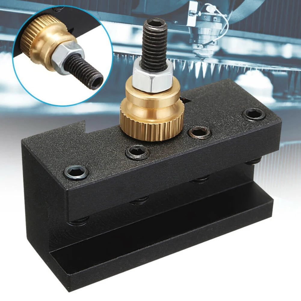 Mini Lathe 1/4"-1/2" Turning Tool Holder Kit For CCMT TCMT Milling Inserts Quick Change Post Facing Milling Tool Stand Oasis Select