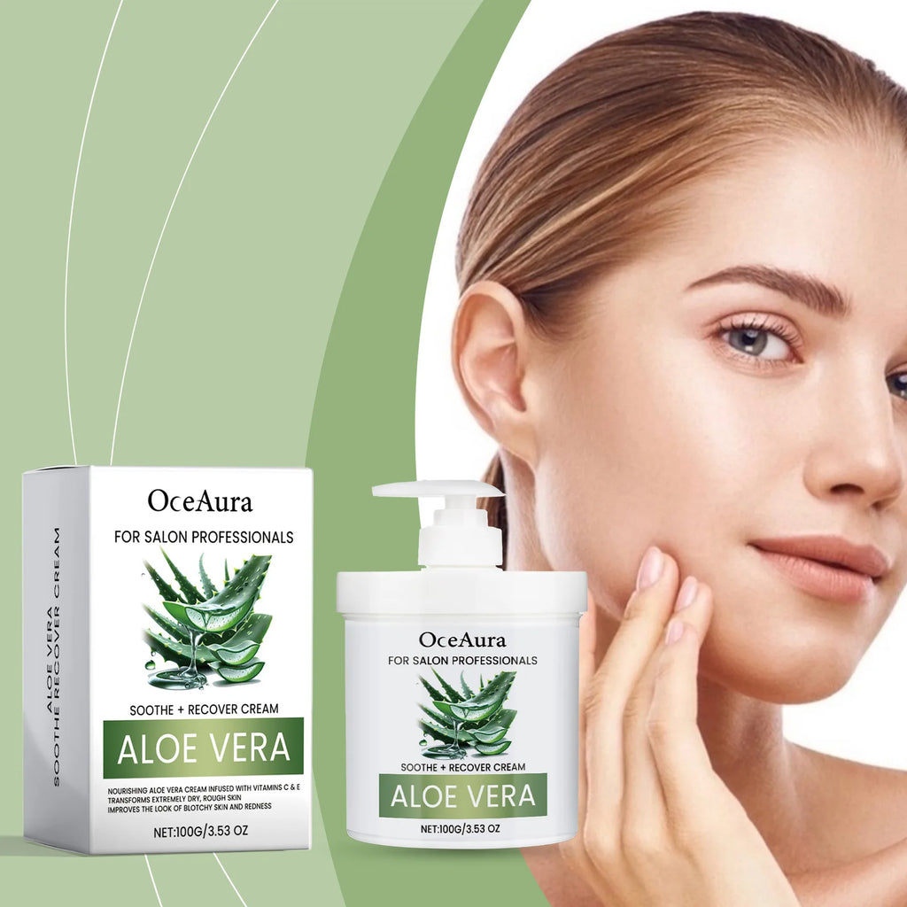 OceAura Whitening & Anti-Aging Face Cream 100g | Aloe Moisturizer Whitening Face Cream Oasis Select