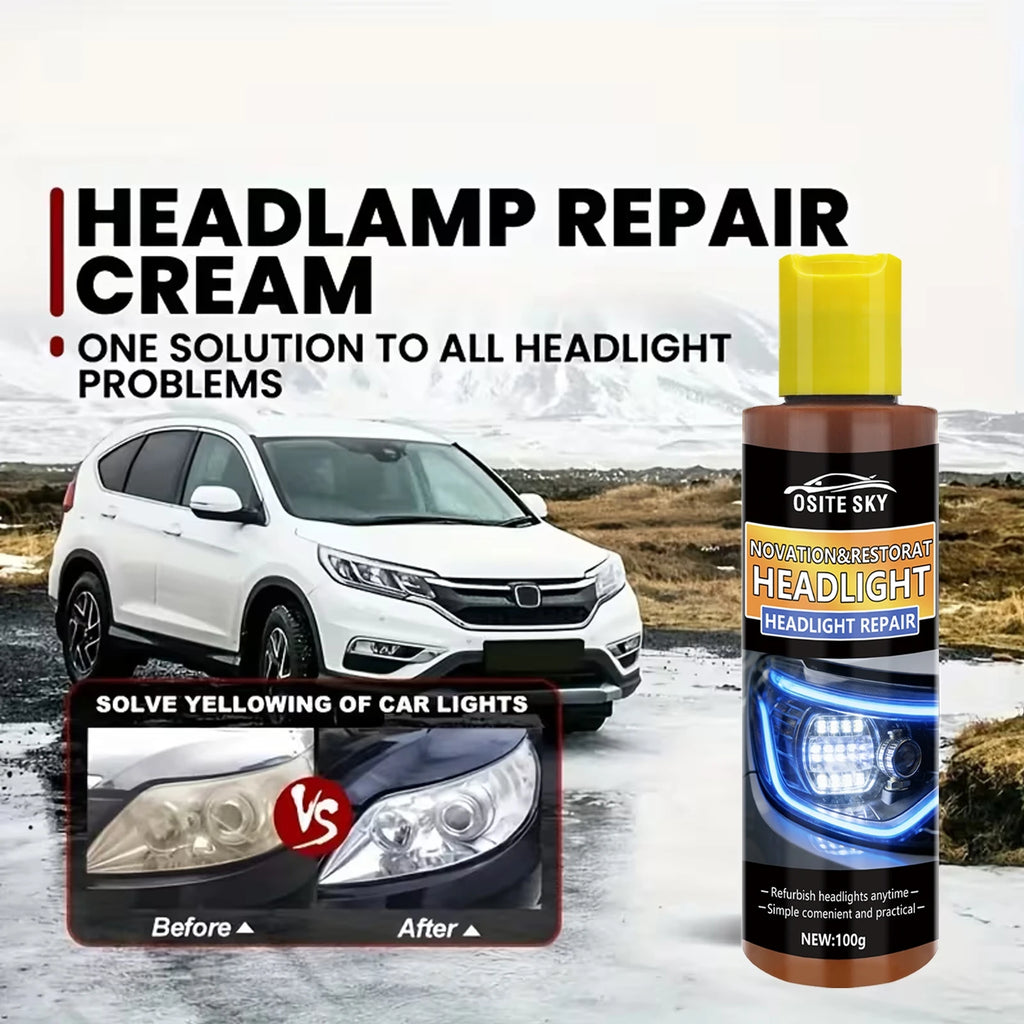 Car Headlight Lens Restoration Kit – Repair & Clarity Fluid Headlight Restoration Kit Oasis Select