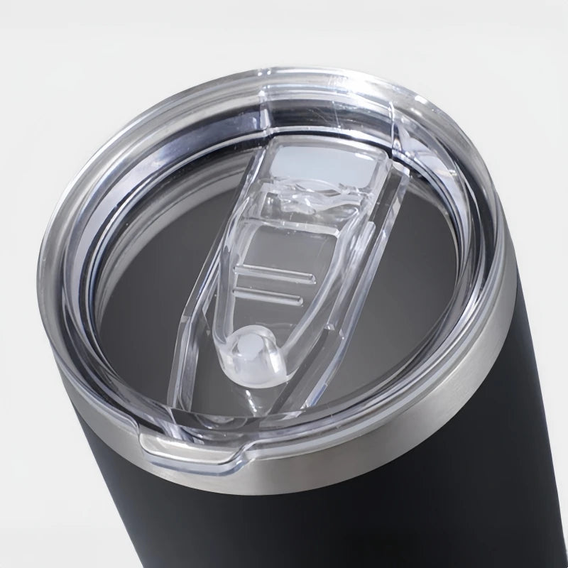 20oz 304 Stainless Steel Insulated Thermos Cups, Double-Wall Vacuum Insulation, Coffee/Beer/Party Cups with Spill-Proof Lid Oasis Select
