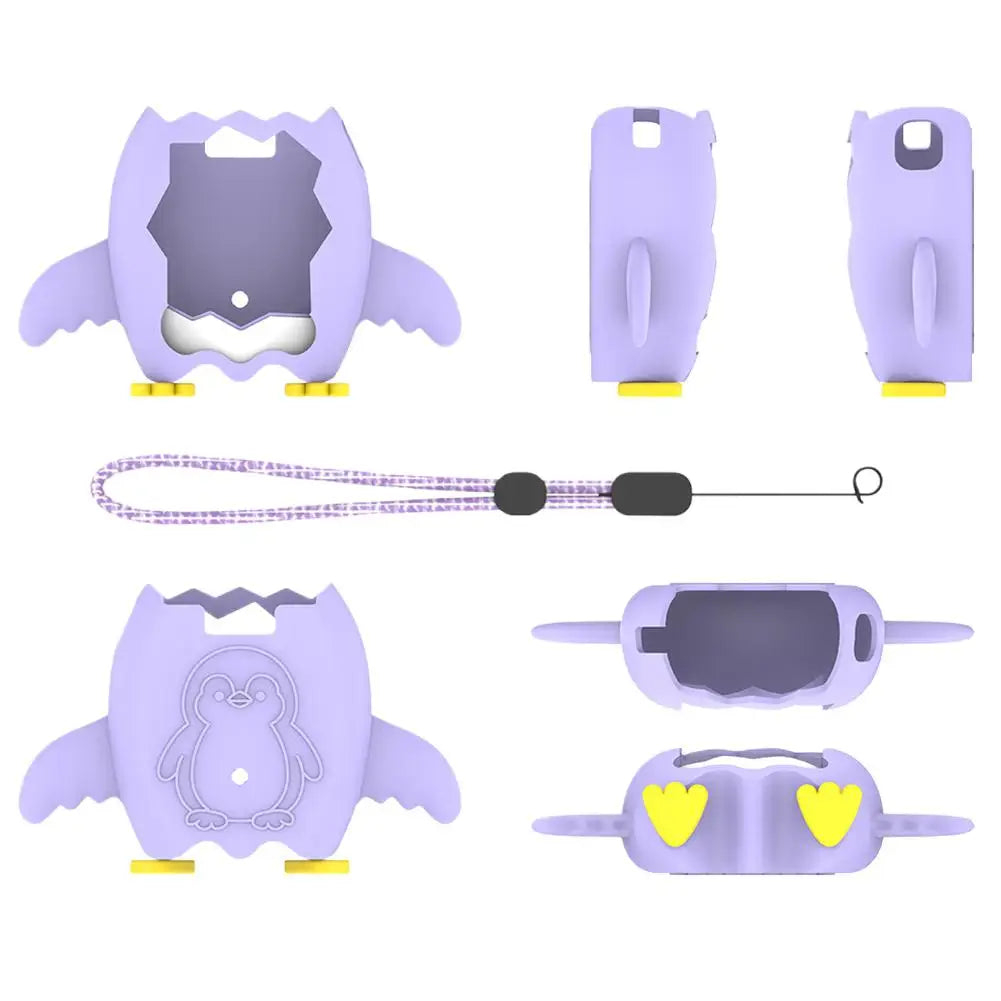 Tamagotchi Paradise Silicone Case – 360° Penguin Protective Cover
