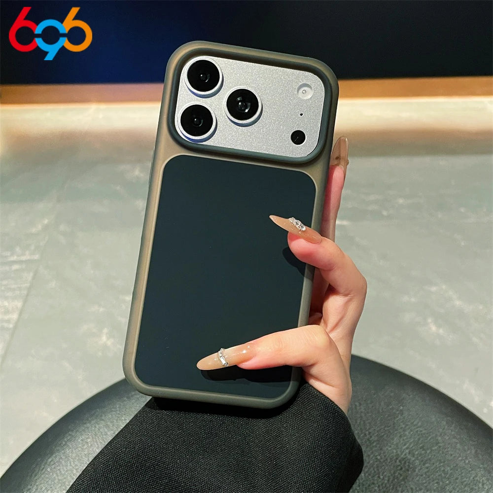 Men Women Phone Case For Iphone 17Promax 17 Pro 15/16Promax 16 15 Promax Original Candy Jelly Color Matte Shell Shockproof Cover Oasis Select BK iPhone 15