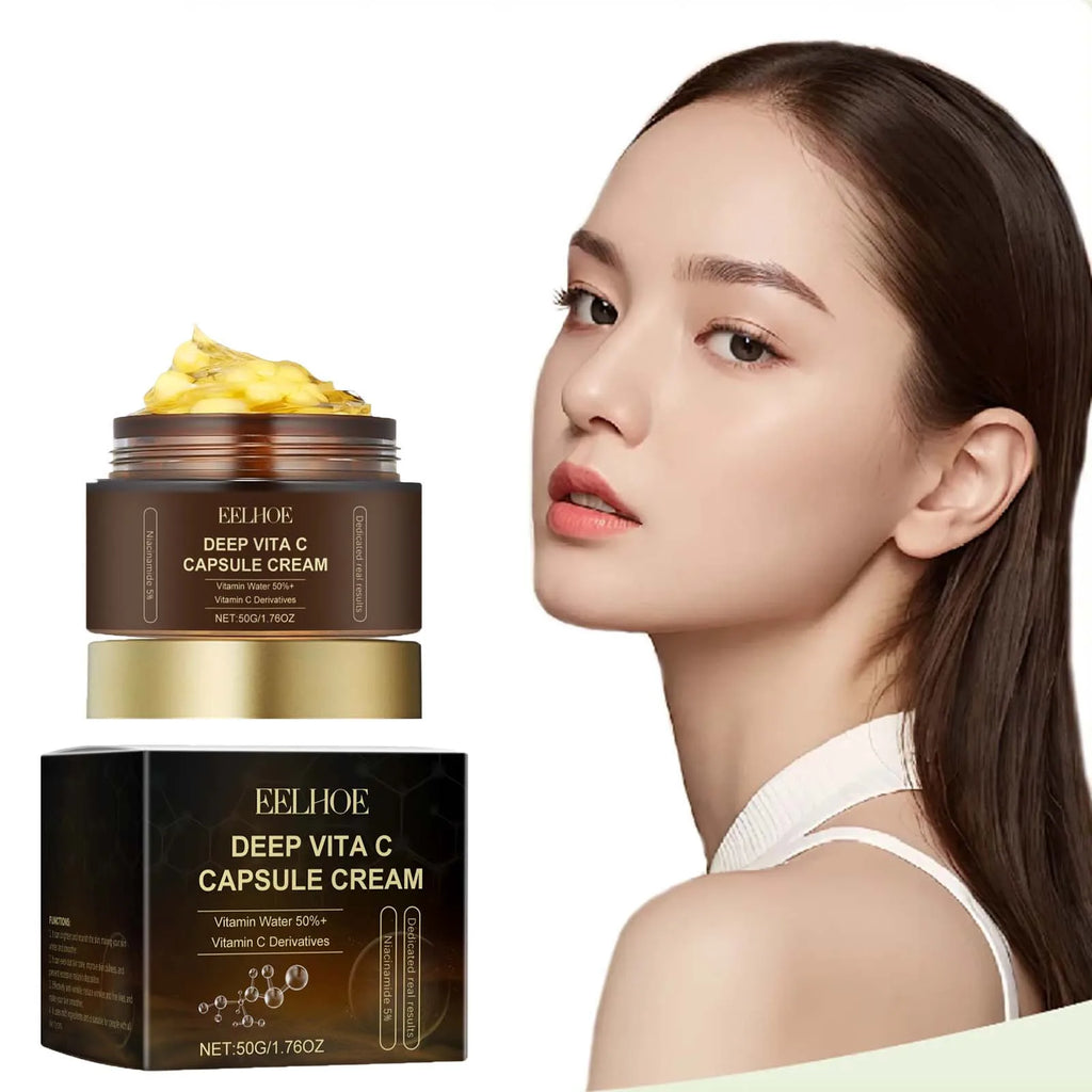 Nicotinamide Cream Capsules Brightening Hydrating Fade Dark Spot Lightening Melasma Even Skin Tone Shrink Pore Vitamin C Cream Oasis Select
