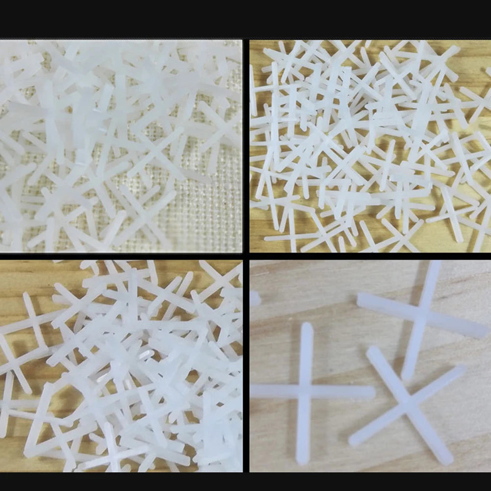 200pcs 1/1.5/2/2.5/3mm Cross Ceramic Tile Leveling System Clips Tile Spacer Ceramic Floor Wall Laying Construction Tool Oasis Select