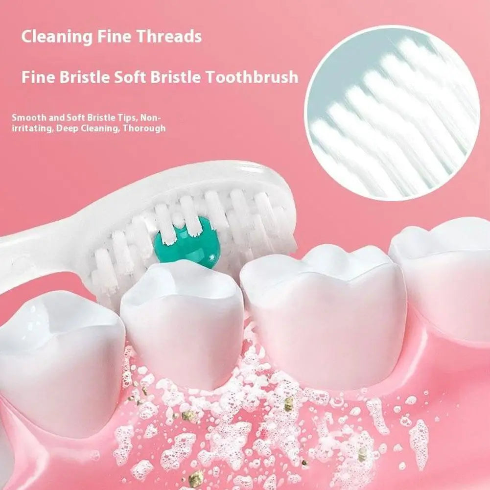 20-Pack Disposable Travel Toothbrush with Mint Burst Beads Disposable Travel Toothbrush Oasis Select