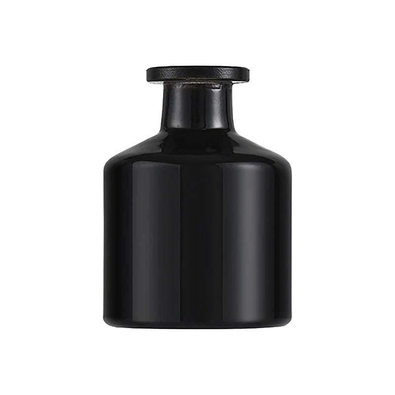50ml Home Fragrance Diffuser Bottle Glass Aromatherapy Bottle Diffusers Sticks Big Belly Bottle Reed Diffuser Essential Bottle Oasis Select Black