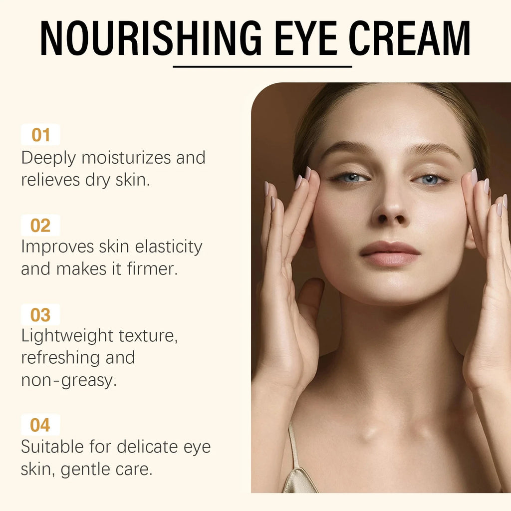 5D Peptide Anti-wrinkle Eye Cream Firming Remove Dark Circles Reduces Fine Lines Crow's Feet Smoothing Nourishing Eye Care Oasis Select