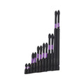 LIKE WISH Alloy Steel Drill Bits With Phillips Screwdriver Bits Magnetic Screwdriver Set (2Set) Oasis Select Black