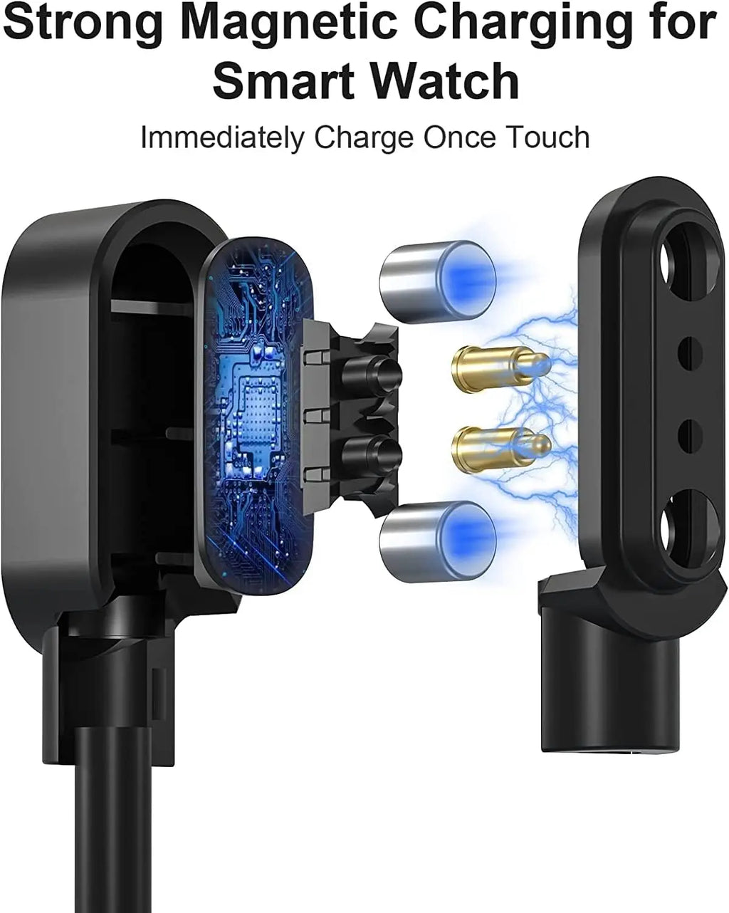 USB Charger Cable for Mibro GS Pro, A2, A3, T1, T2, C2, C3 & Lite Smartwatch Charger Cable Oasis Select