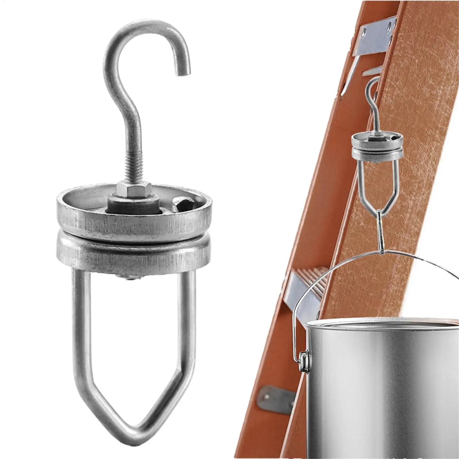 Rotating Spinner Hooks Heavy Duty Rotating Spinner Hooks Steel Painting Powder Coating Swivel Hook For Sandblasting Coating Oasis Select