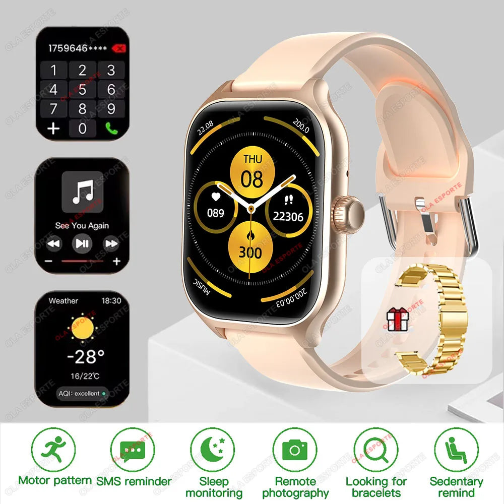Ola Esporte Smartwatch GPS Bluetooth Call Heart Rate IP68