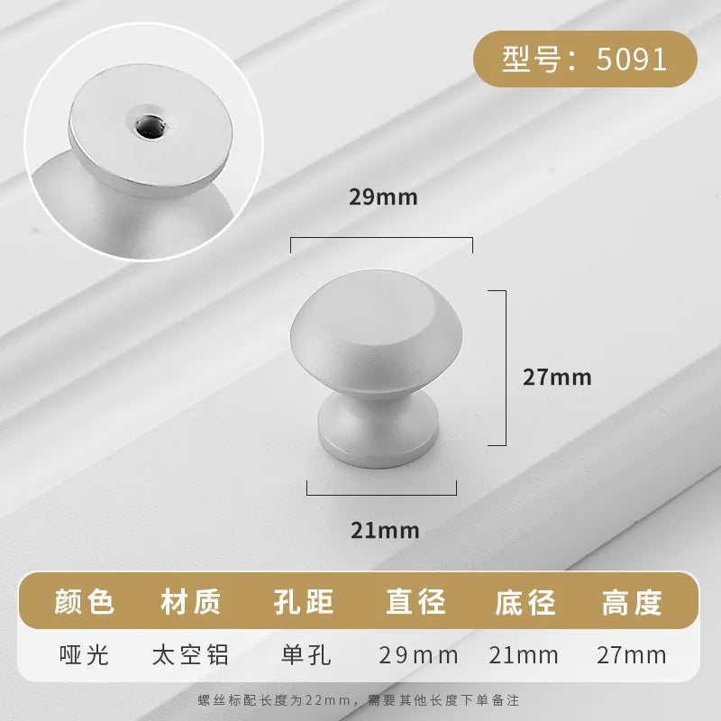 Black Aluminium Cabinet Knobs & Drawer Pulls | Modern Hardware