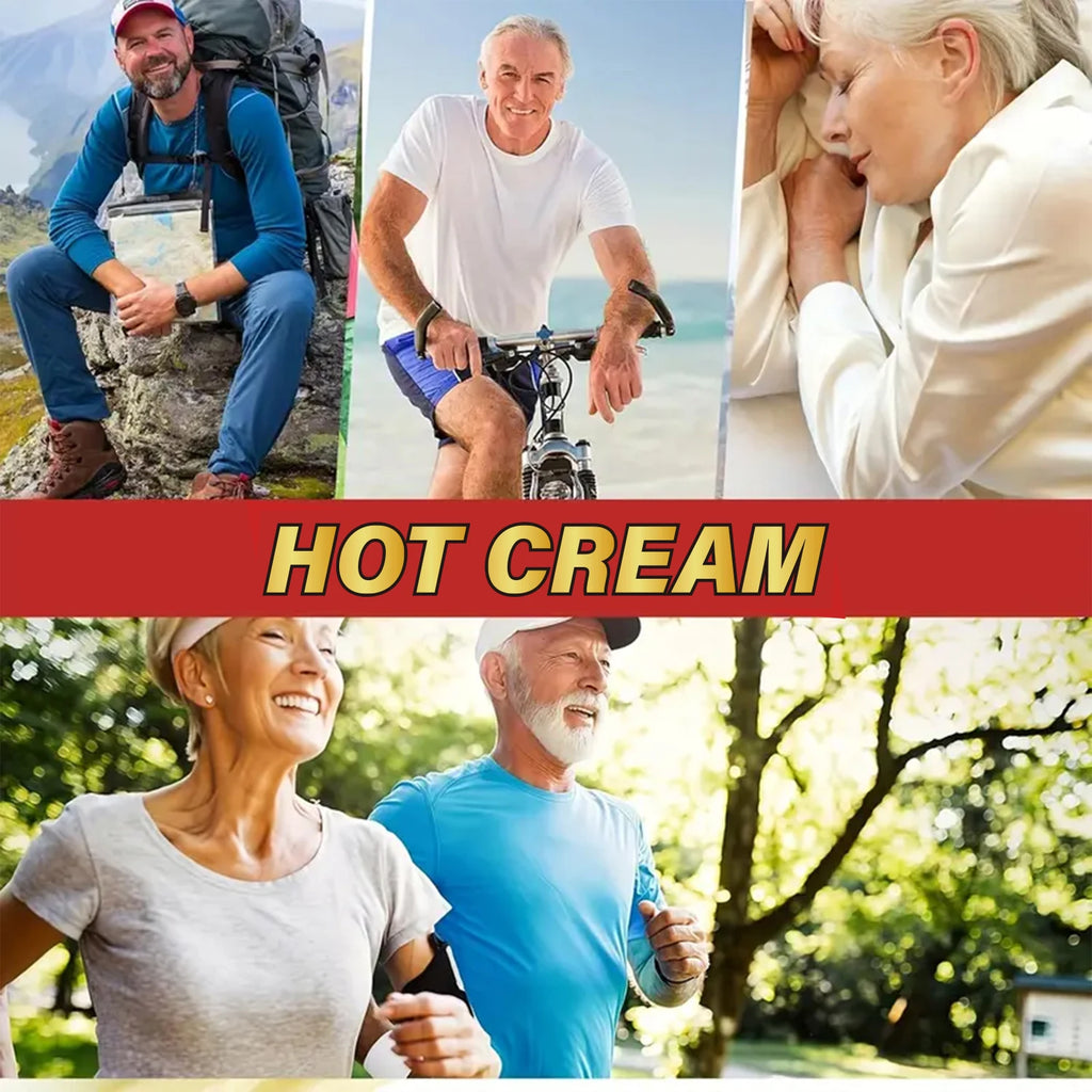 Advanced Thermal Bee Venom & Horse Oil Hot Cream for Joint Skin Care, Tighten & Moisturize & Firm. Oasis Select