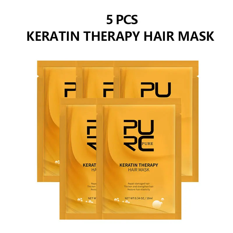PURC Brazilian Keratin Treatment Shampoo & Conditioner Set Keratin Hair Treatment Oasis Select 5pcs Hair Mask China Mainland