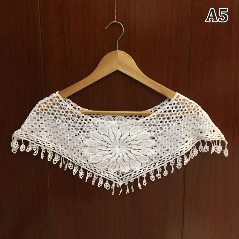 Women Knit Hollow Out Shawl Wrap Wedding Bridal Evening Dress Lace Shawl Wedding Sunflower Lace Scarf Shrug Cape Poncho Oasis Select A5