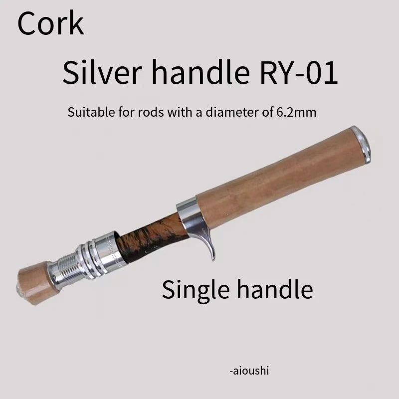 Weiwu Makou Rod DIY Solid Wood Cork Handle High Quality Stream Road Ya Rod Handle Oasis Select 4