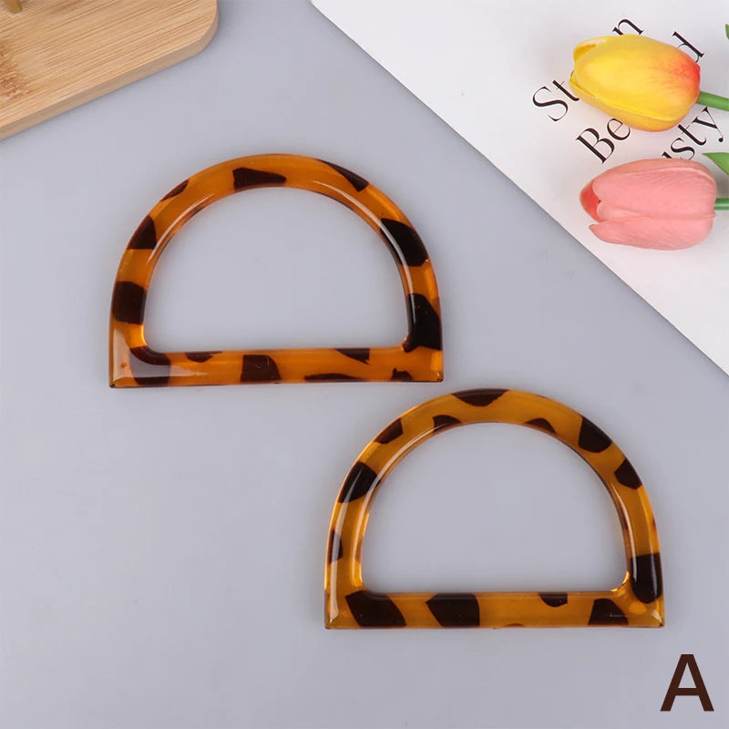 2Pcs D-Shape Bag Handles – DIY Purse & Crochet Bag Handles DIY Bag Handles Oasis Select A