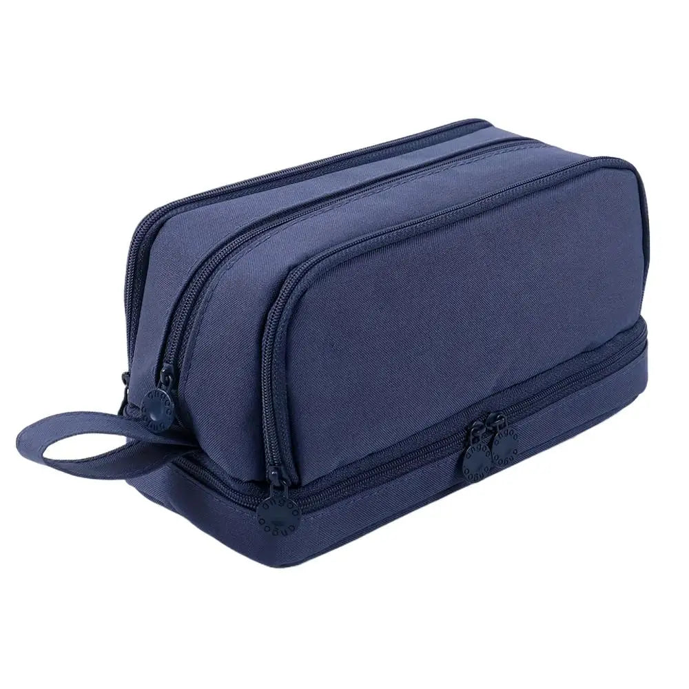 Large Capacity Multilayer Pencil Case – Nylon Zipper Pouch Pencil Case Oasis Select E
