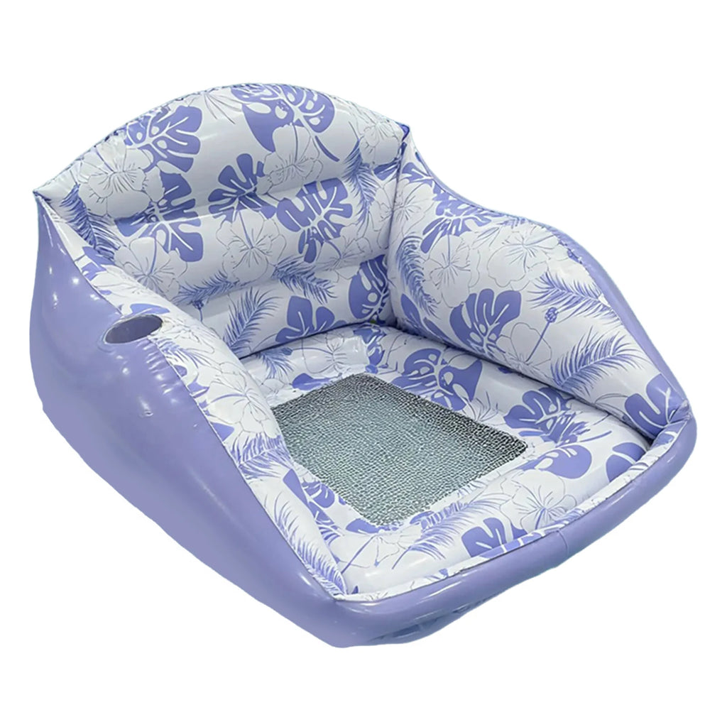 Inflatable Pool Sofa Chair with Cup Holders | Beach Float