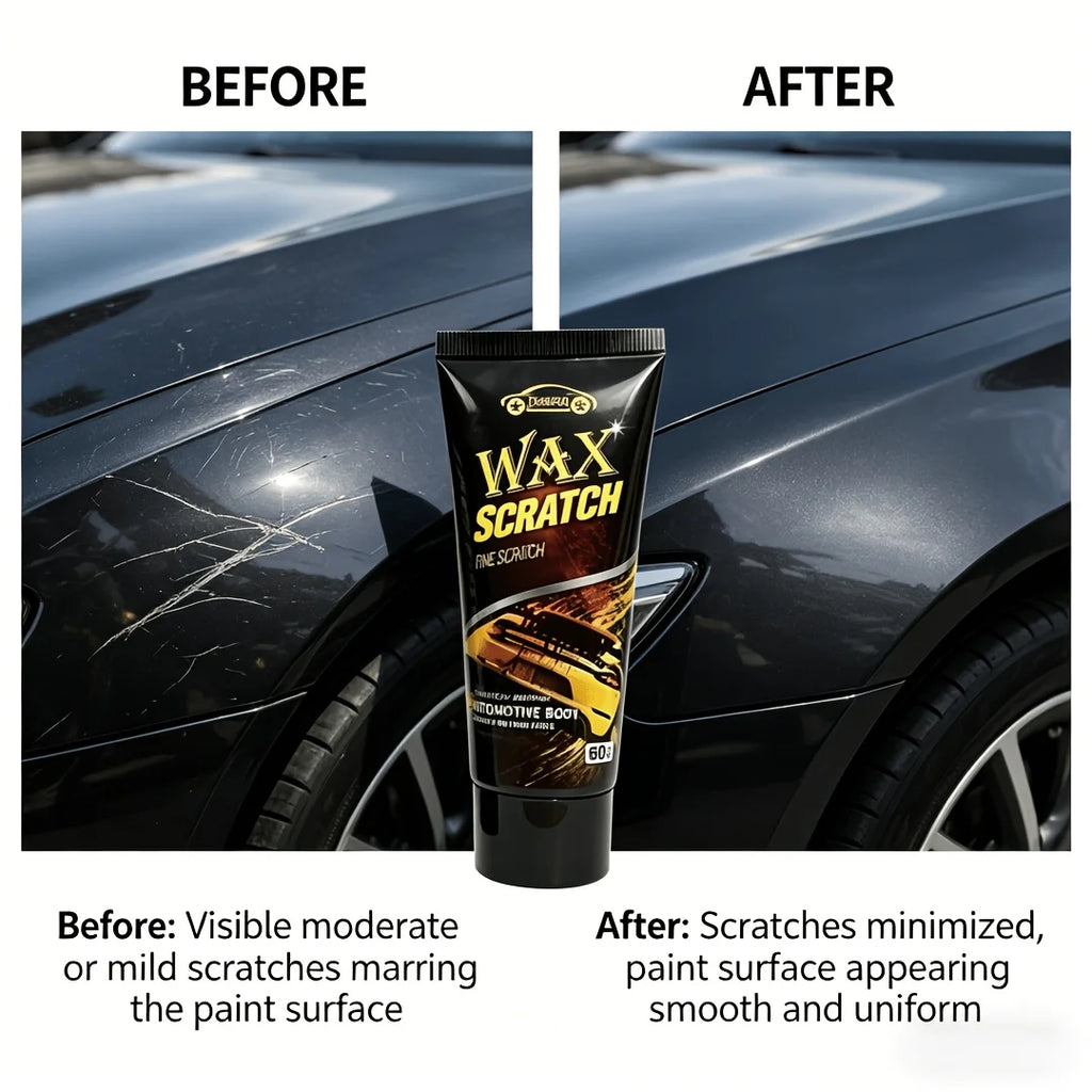 Car Scratch Repair Wax, Fine Scratch Remover & Polish Restorer, Erases Scratches & Restores Shine for Automotive Body Oasis Select