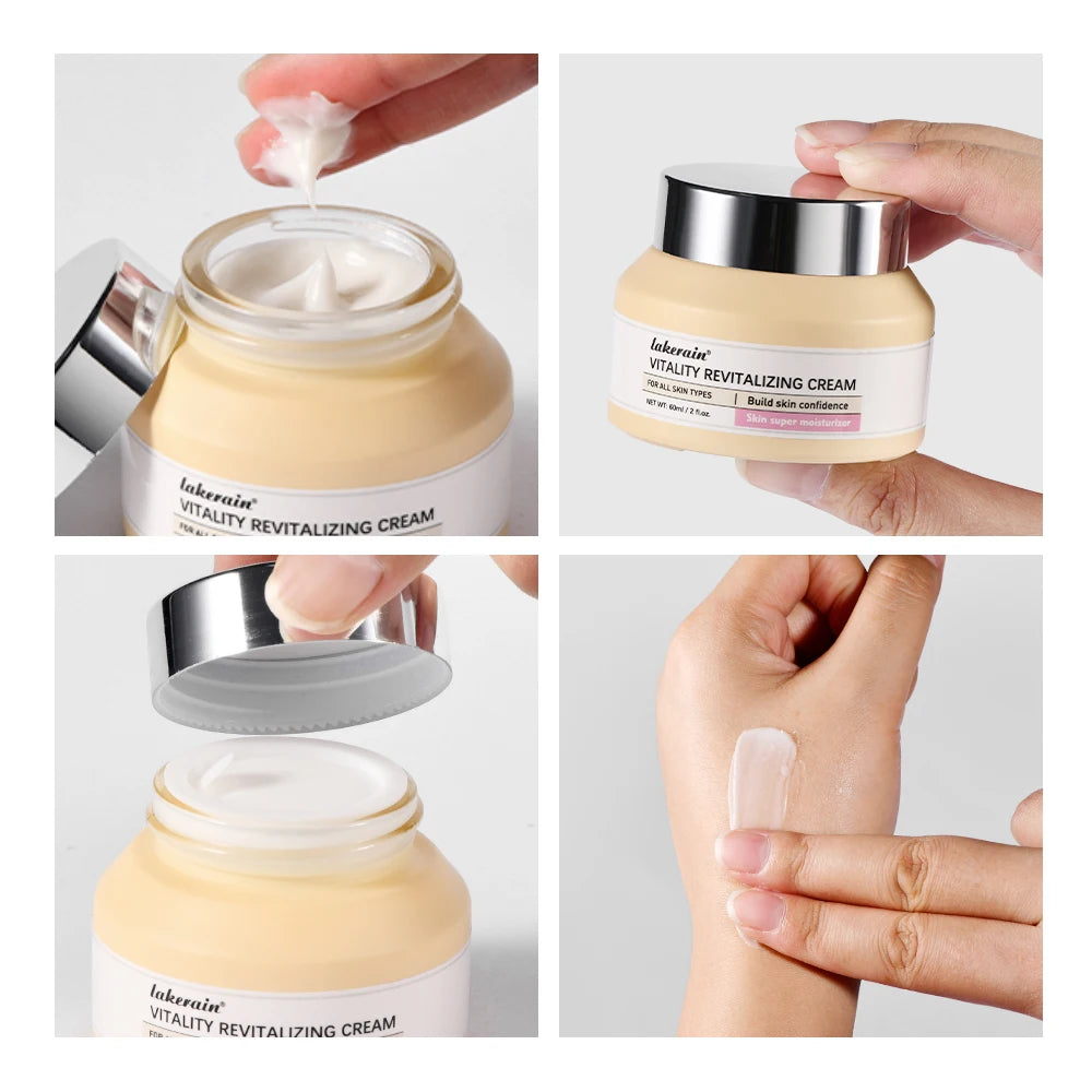Facial Moisturizing Cream Makeup Vitality Revitalizing Cream Hyaluronic Acid Reduces Fine Lines Lift Firm Face Moisturizer Oasis Select