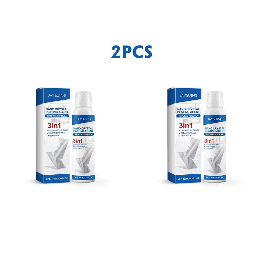Jaysuing Stone Nano Crystal Plating Spray Ceramic Tile Stone Repair Scratch Bright New Crystal Plating Agent Spray Oasis Select 2pcs