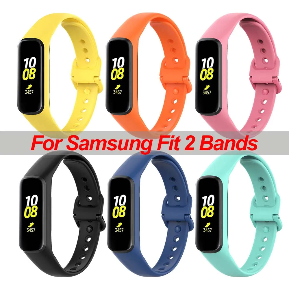 Samsung Galaxy Fit 2 SM-R220 Soft Silicone Replacement Band Smartwatch Band Oasis Select