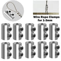 Screws Fixed Copper Steel Wire Rope Clip Metal Adjustable Wire Rope Clamp Stainless Steel Cable Clamp Hardware Accessories Oasis Select A