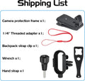 Insta360 Go 3S/Go 3 Frame Mount & Backpack Clip | 1/4" Adapter