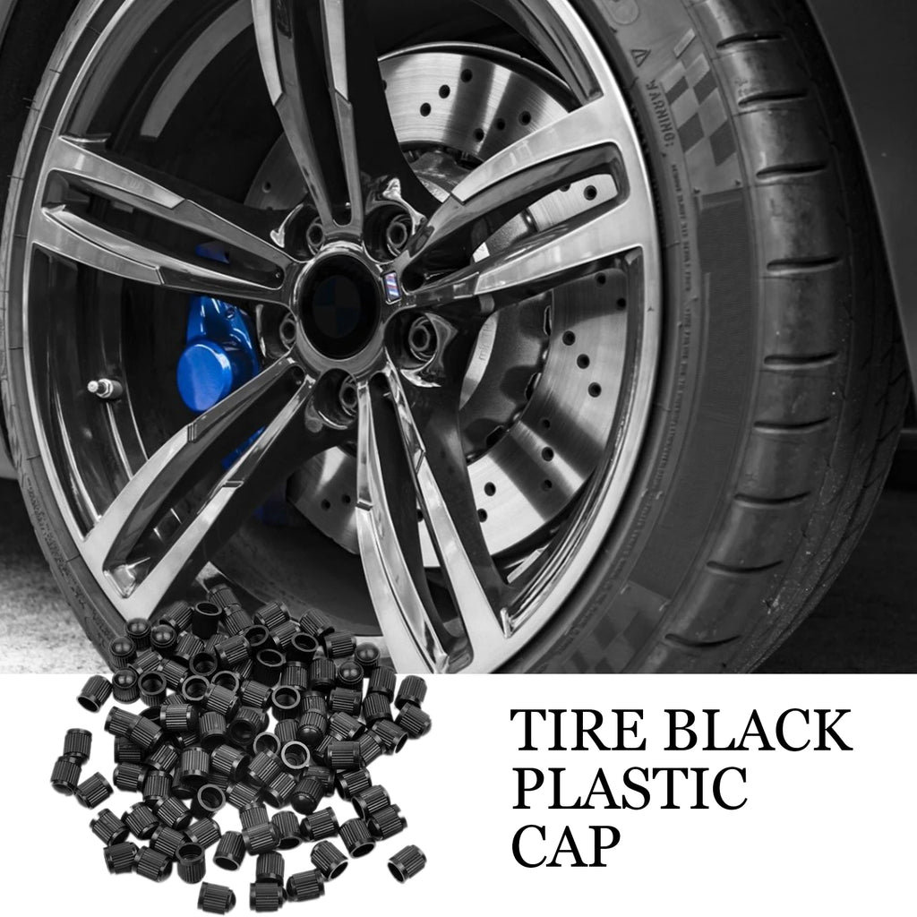 Car 100pcs Tubeless Tire Valve Valve Cap Car Tire Valve Cap Car Truck Bicycle MTB Dust Cap Oasis Select