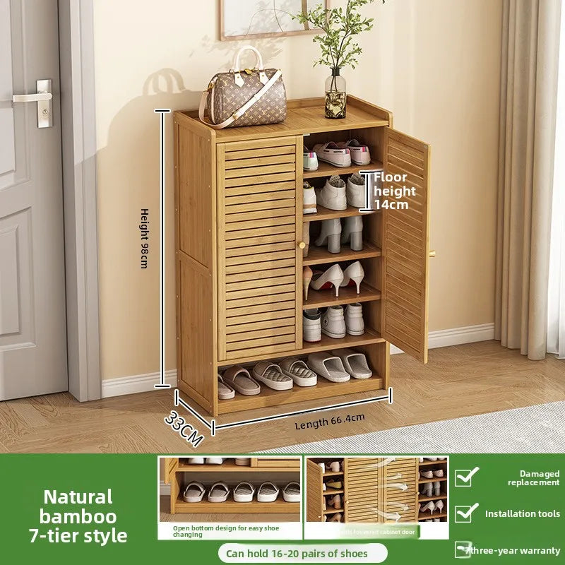 Multifunctional shoe cabinet, large capacity at home door with drawers, multi-layer dust-proof shoe rack Oasis Select