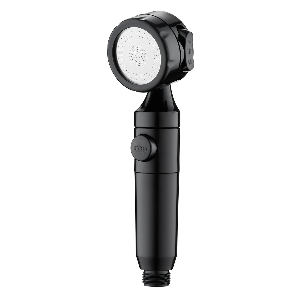 New Portable 3 Modes Travel business Trip Home RV Children Baby Shower Head Filter Rainfall Spray Shower Household Accessories Oasis Select Black