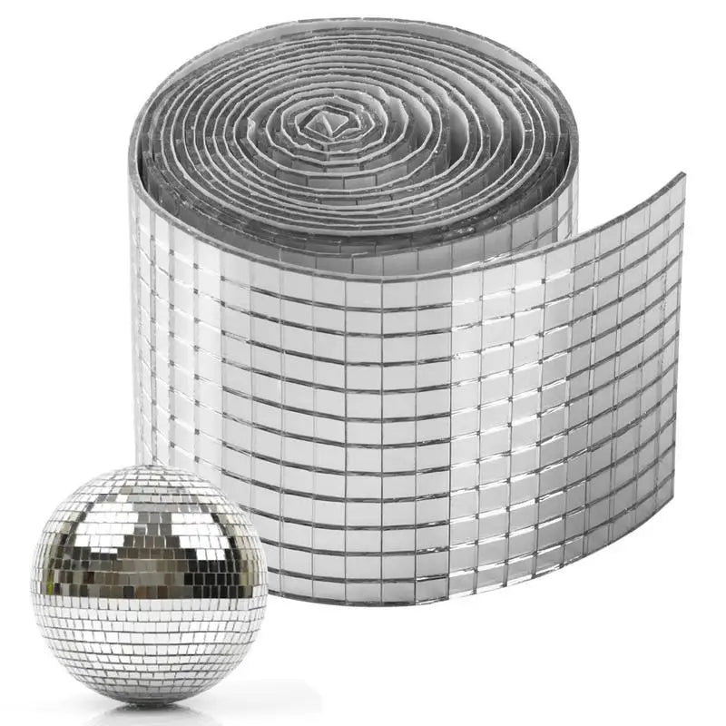 Disco Acrylic Crafts Stickers Disco Tiles Mirror Mosaic Tile Self-Adhesive Easy to Install Wall Tiles Heat Resistant Water Proof Oasis Select