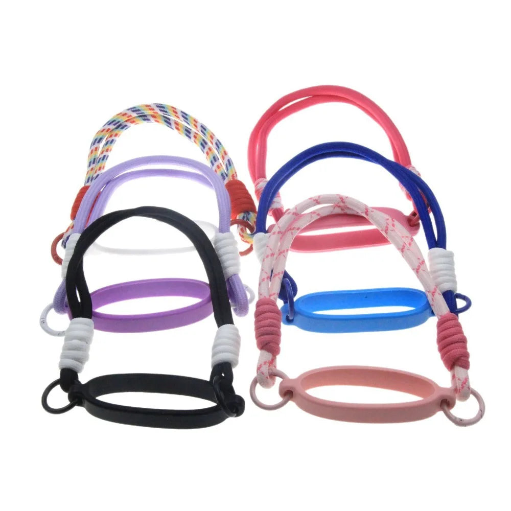 Flexible Silicone Handheld Bottle Wrap Anti Drop Portable Carrying Lanyard Multipurpose Cup Grip Casing Drinking Container Oasis Select