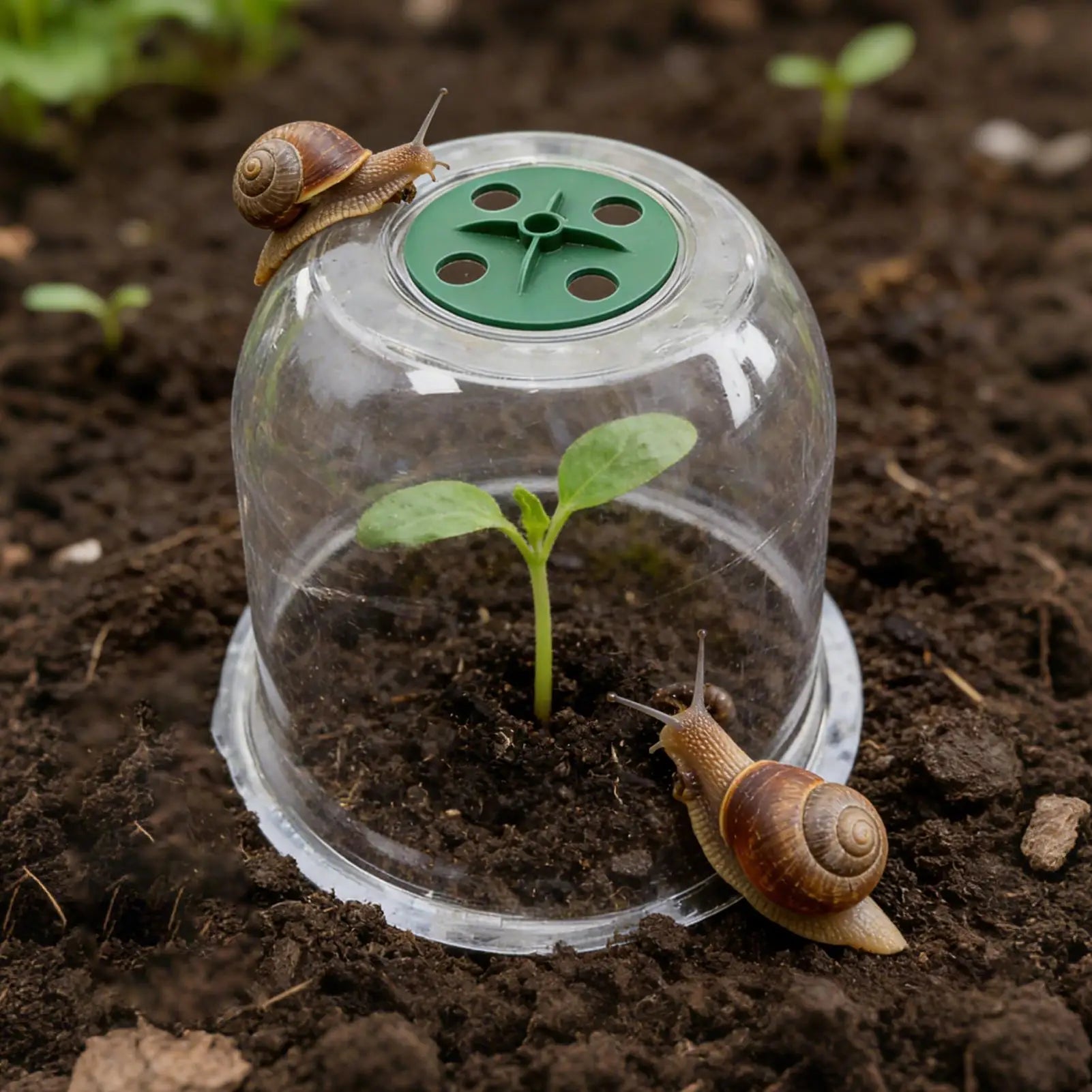 Insulated Plant Protector for Greenhouse Gardening Seedling Cover Seed Plant Bell Cover Protect Plastic Cover Flower Nursery Oasis Select
