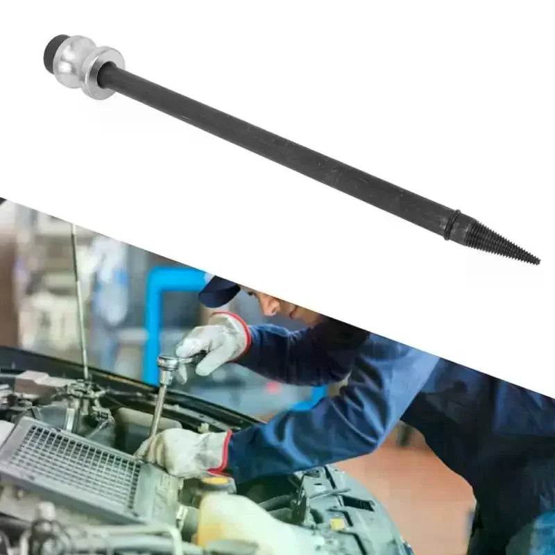 1Pcs Injector Seal Puller Fuel Injector Copper Washer Removal Tool Steel Cone Thread Tip With Slide Hammer Cars Disassembly Tool Oasis Select
