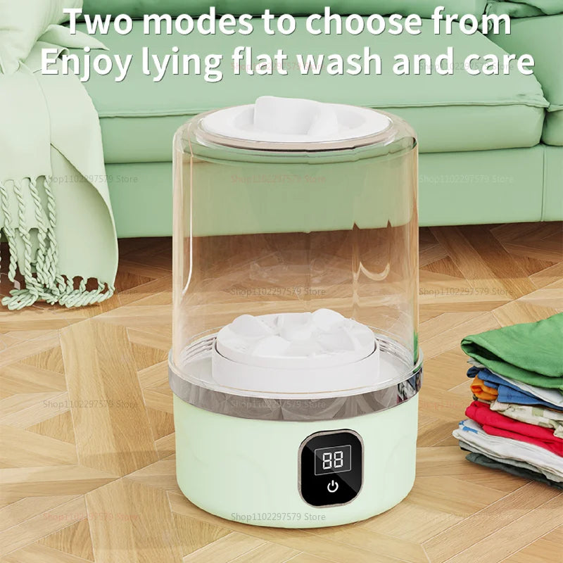 URGGU Portable Mini Washing Machine | Cordless Travel Washer