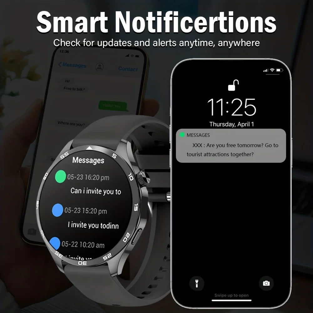 ERUN Smartwatch 1.46" Touchscreen | Fitness Tracker & Calls