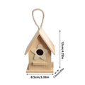 Bird House Weatherproof Wooden Birdhouse Bird Nesting Shelter for Macaws Sparrow Parakeet Lovebird Conures Cockatiels Finches Oasis Select wood