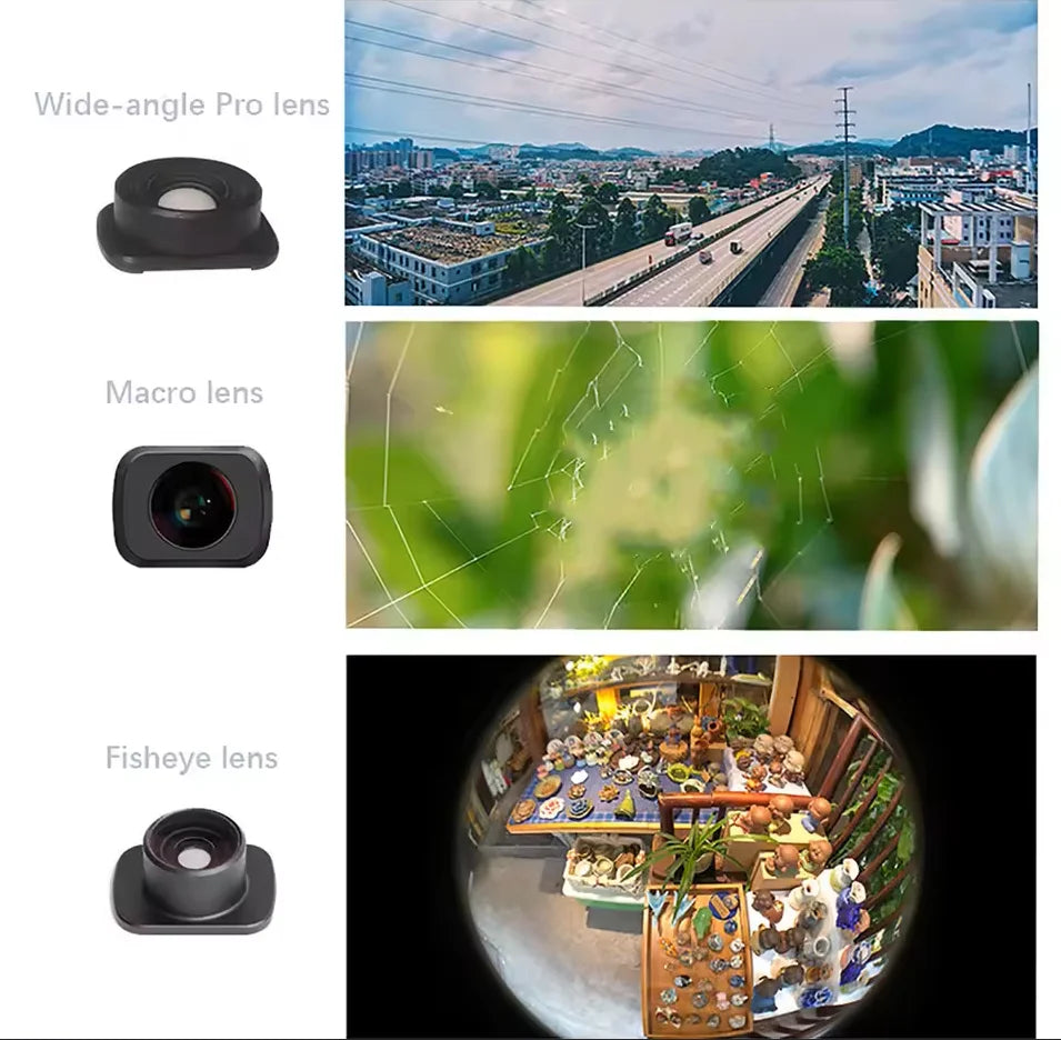 DJI Osmo Pocket 2 Filter Kit – Wide Angle, Macro & Fisheye Lens
