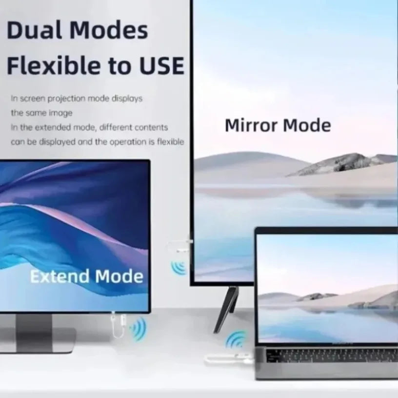 Wireless HDMI-Compatible Transmitter / Receiver 1080P 5.8GHz 98FT Wireless Display Adapter TX RX Full Set for Home Office Use Oasis Select