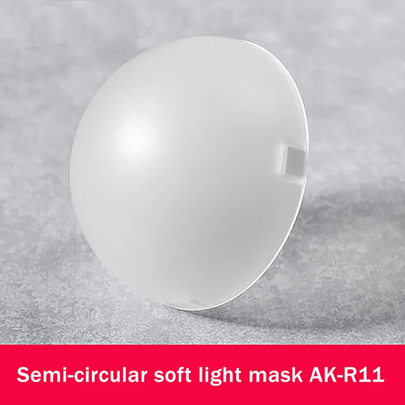 New 1Pc AK-R11 Magnetic Dome Diffuser Replacement For V1 Round-Head Flash/for AD200/AD200Pro/for Flash Series V1/S-R2 Spare Part Oasis Select