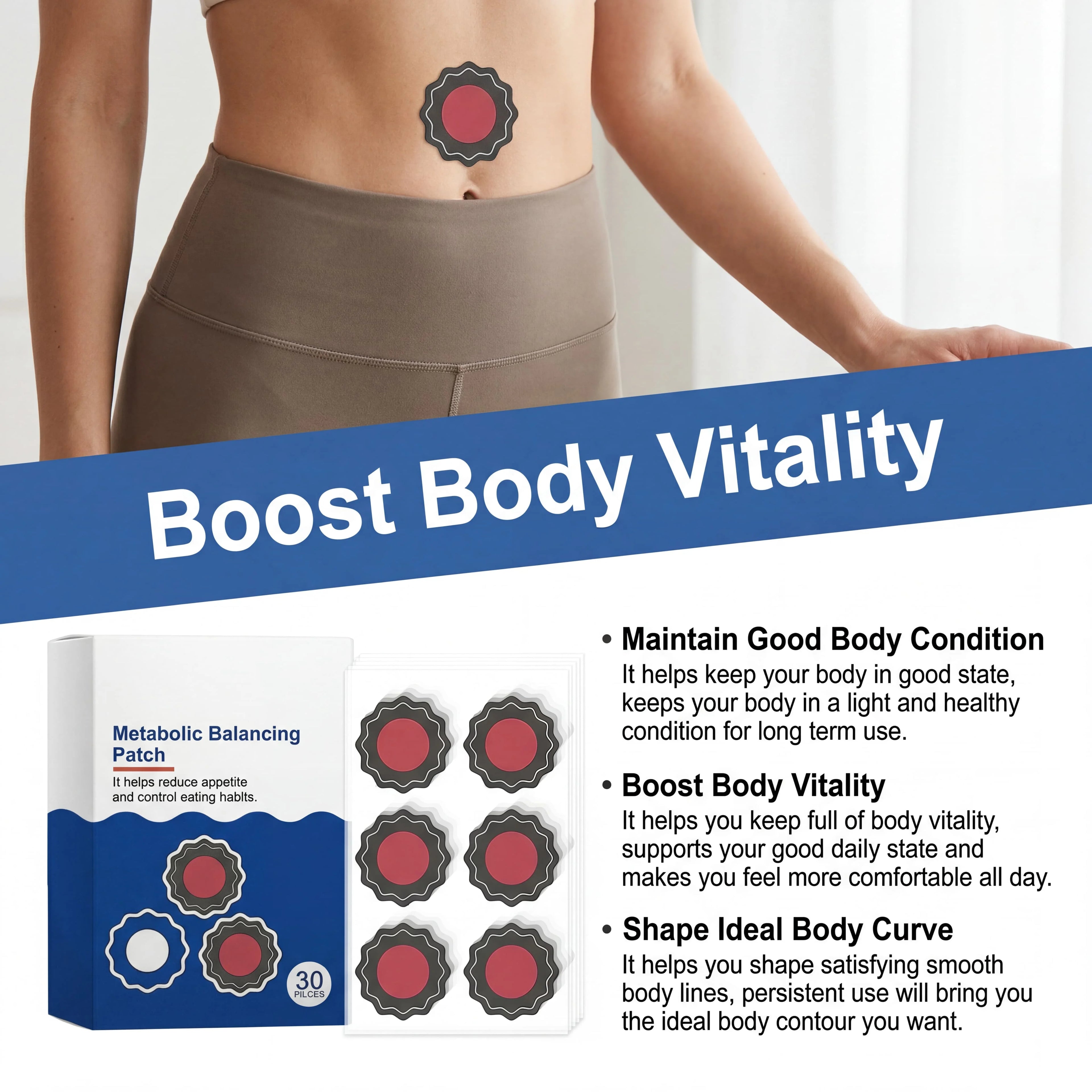 Body Care Patch Protects and Nourishes Skin Highlights Body Contours Lightweight Moisturizing Care Patches Portable Oasis Select