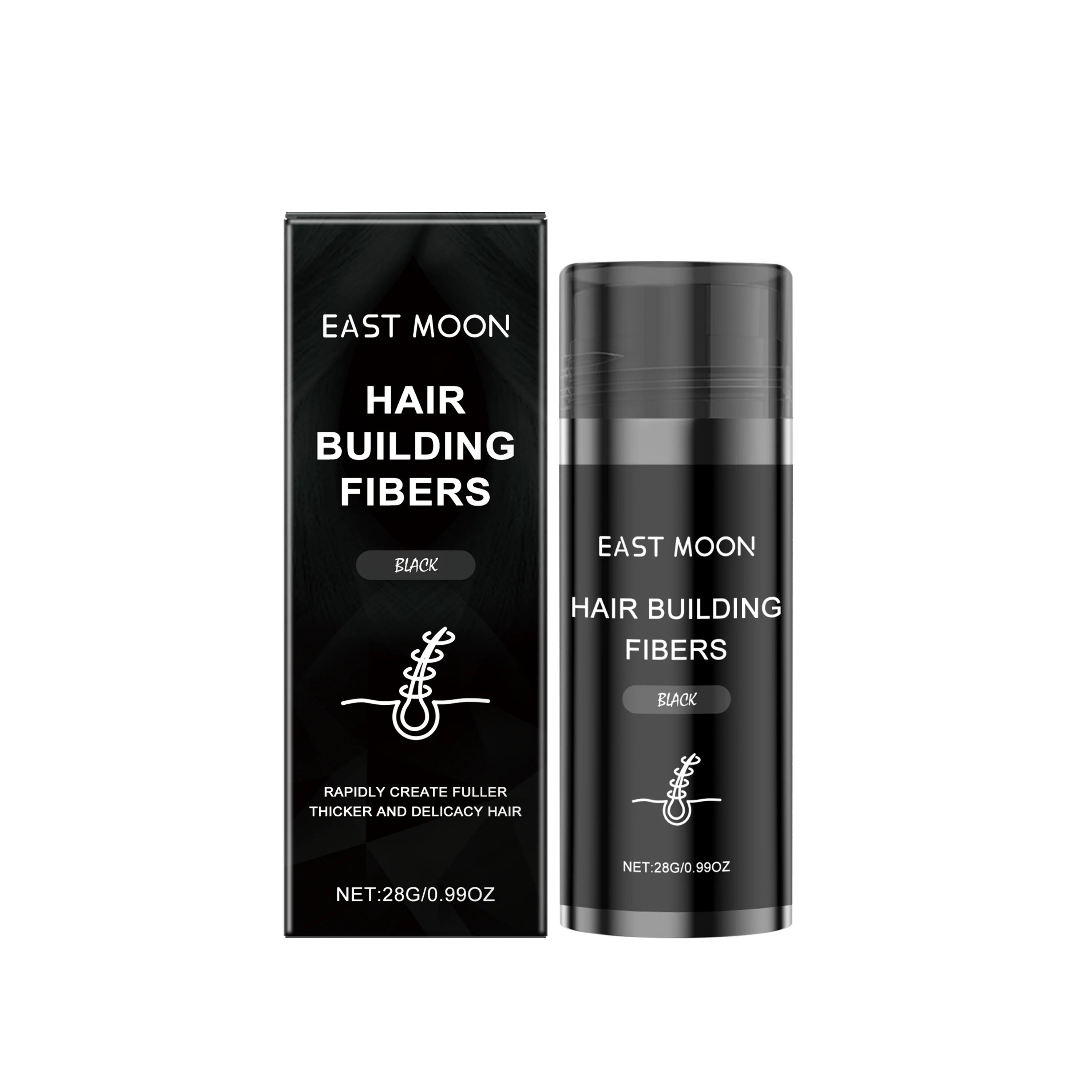 Vitamin E Hair Building Fibers Powder Long Lasting Improve Bald Hairline Thinning Treatment Instant Regrowth Hair Growth Powders Oasis Select 28g boxed