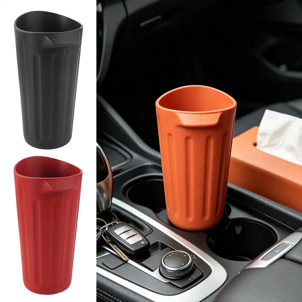 Car Trash Bin Can Mini Auto Dust Organizer Car Interior Rubbish Bag Garbage Container Storage Box Bucket Auto Accessories Oasis Select