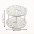New Thickened Makeup Brush Storage Rack Detachable and Washable Circular Makeup Brush Holder Pen Holder Oasis Select White