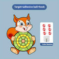 Educational Games Dart Board Kids Toy Stickey Ball Dart Indoor Sports Child Montessori Games for Children Gifts baby toys Oasis Select Squirrel with 6ball