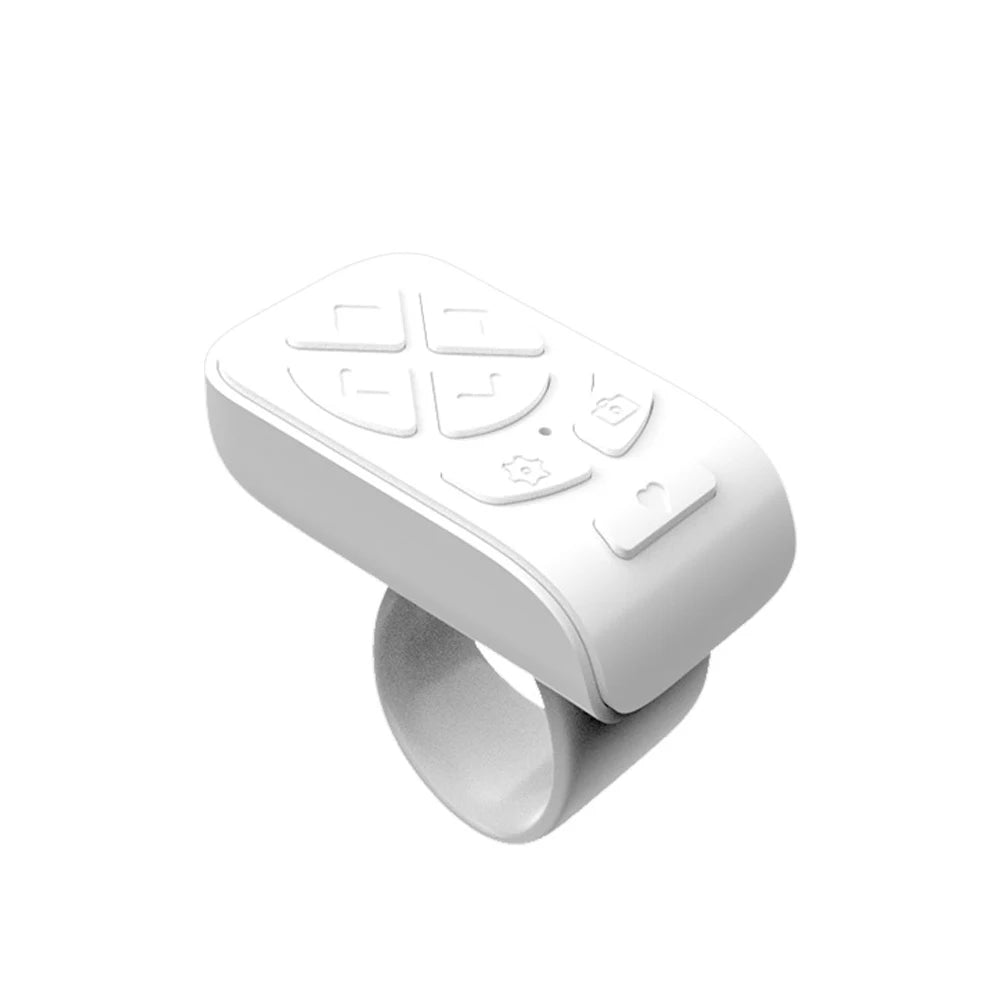 7-Button Bluetooth 5.2 Finger Ring Remote for Phone & Camera