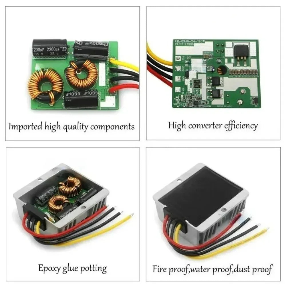 Voltage Regulator Waterproof CE ROSH Step Down DC DC Converter Buck Power Supply Module24V 36V 48V 60V 72V 80V 85V to 12V 12V Oasis Select