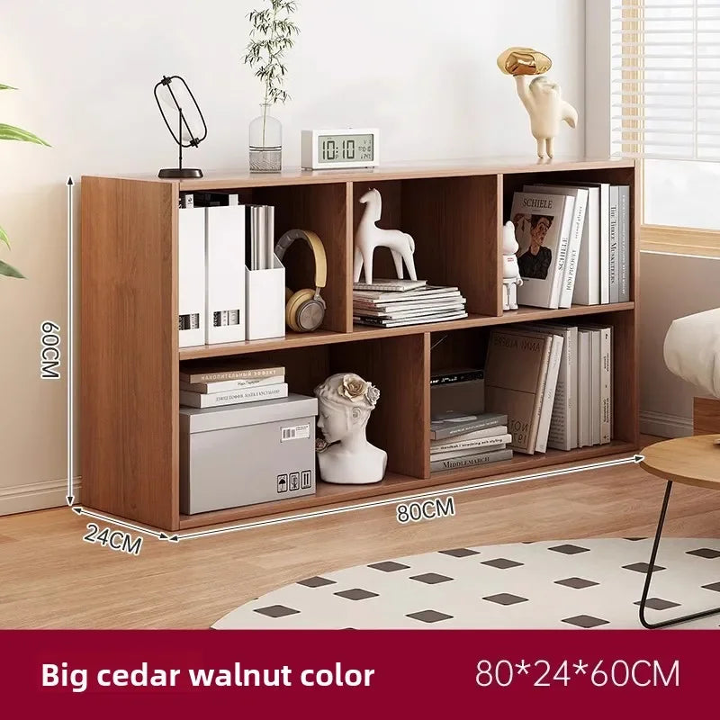 Bookshelf Bookcase Floor Shelf Home Living Room Study Combination Locker Bedroom Low Cabinet Oasis Select Osugi B80-24-60